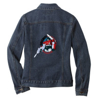 Sideswipe (back) Ladies Denim Jacket | Artistshot