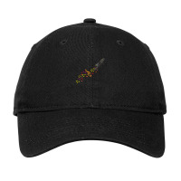 Trombone And Musical Notes Adjustable Cap | Artistshot