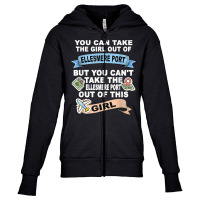 Girl From Ellesmere Port   Relocation From Ellesmere Port Youth Zipper Hoodie | Artistshot