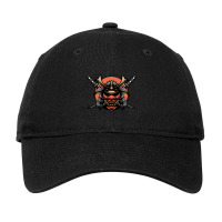 Angry Samurai Anime Adjustable Cap | Artistshot