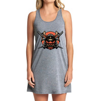 Angry Samurai Anime Tank Dress | Artistshot