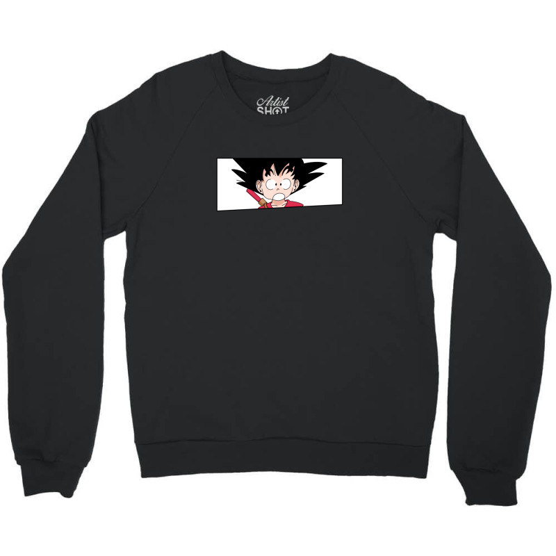 Surprised Goku Gift Crewneck Sweatshirt | Artistshot