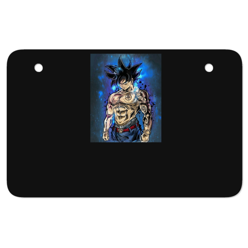 Goku Drip Ikino For Boyfriend Atv License Plate | Artistshot