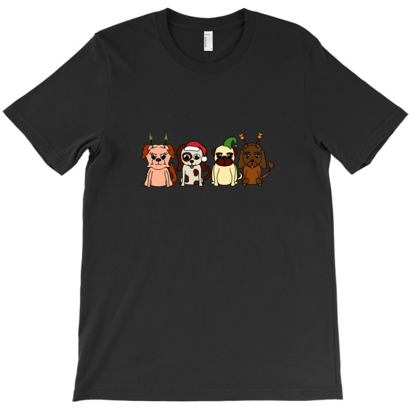 Puppy Christmas Cartoon T-shirt | Artistshot