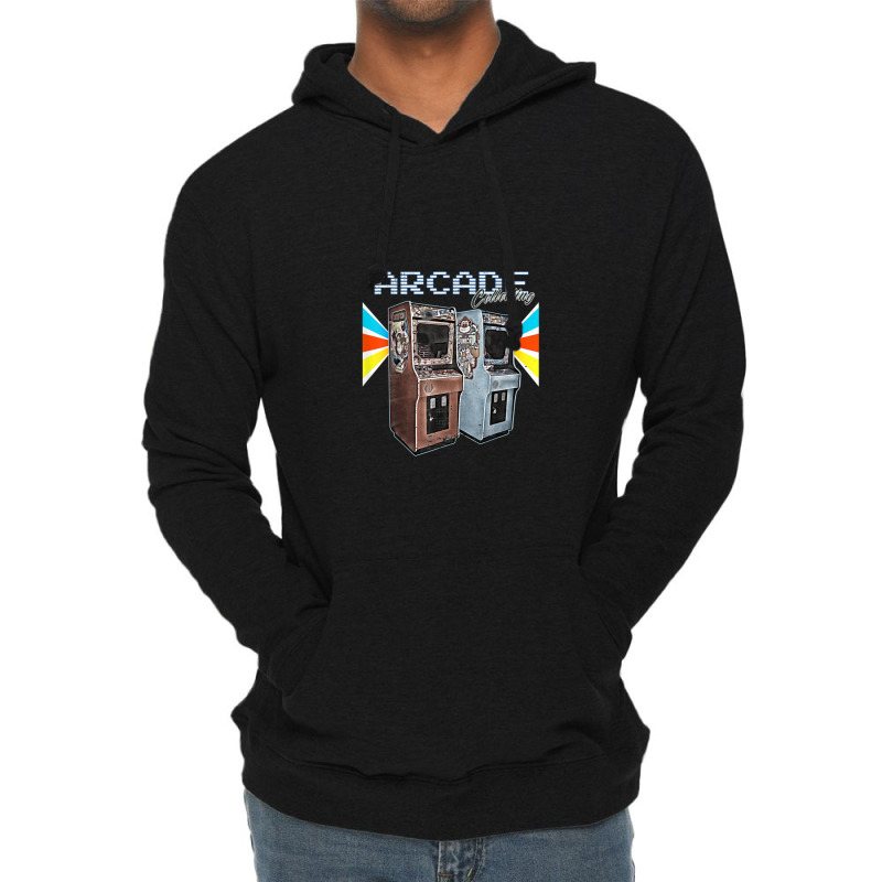 Arcade-cabinet-machine-1970-1980-1990-video-game-collection Lightweight Hoodie by RobertTaylor | Artistshot