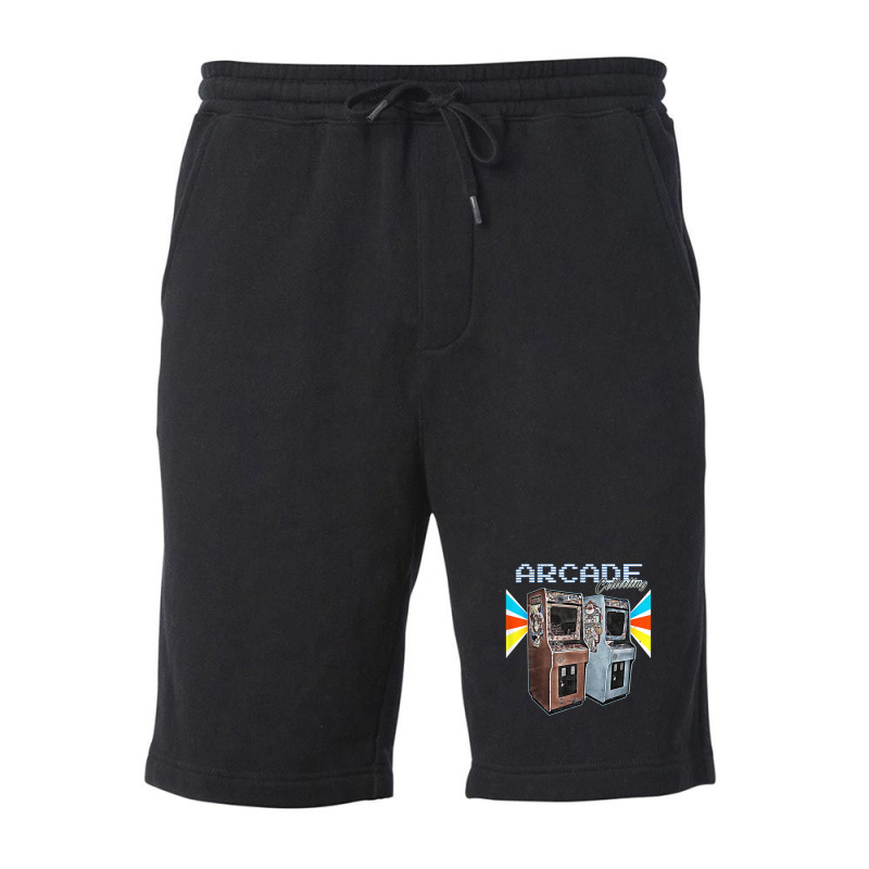 Arcade-cabinet-machine-1970-1980-1990-video-game-collection Fleece Short by RobertTaylor | Artistshot