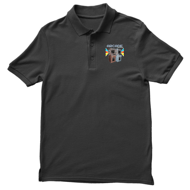 Arcade-cabinet-machine-1970-1980-1990-video-game-collection Men's Polo Shirt by RobertTaylor | Artistshot