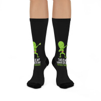 Alien Costume This Is My Human Costume I'm Really An Alien Crew Socks | Artistshot