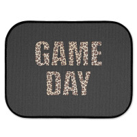 Game Day Leopard Football Fan Big Game Rear Car Mat | Artistshot