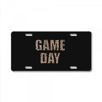 Game Day Leopard Football Fan Big Game License Plate | Artistshot