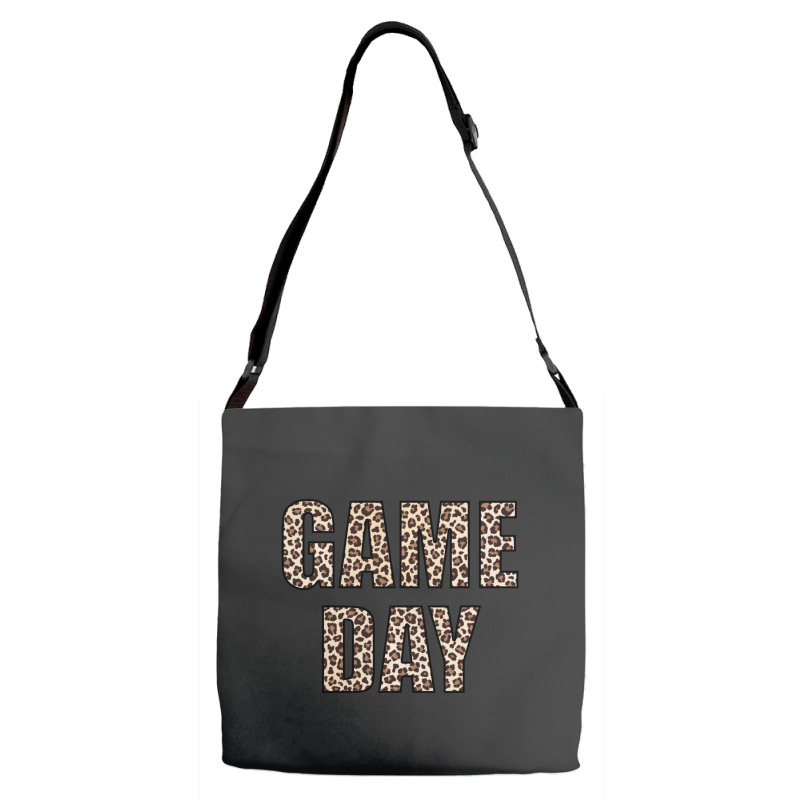 Game Day Leopard Football Fan Big Game Adjustable Strap Totes | Artistshot