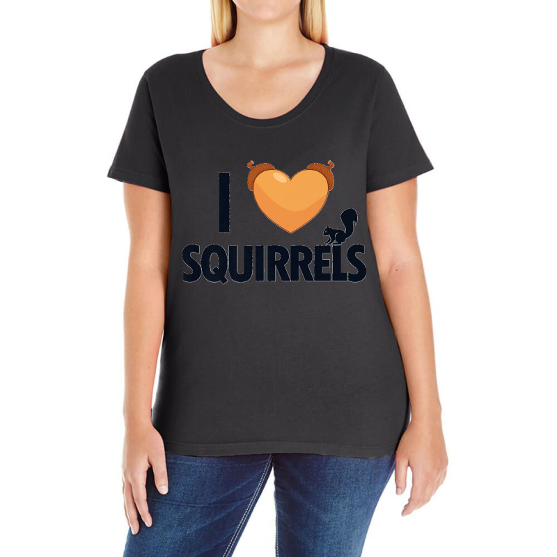 I Love Squirrels Eastern Gray Japanese Fox Squirrel Premium Ladies Curvy T-shirt | Artistshot