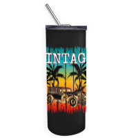 Vintage Car Retro Classic Gift Skinny Tumbler | Artistshot