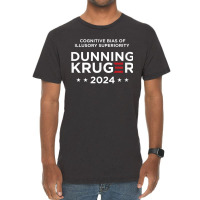 Dunning-kruger Effect Unaware Behavior Humorous Psychology Vintage T-shirt | Artistshot