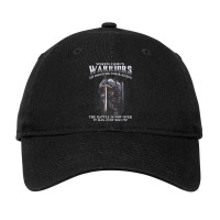 When God Is Warriors Go Down On Their Knees Adjustable Cap | Artistshot