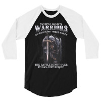 When God Is Warriors Go Down On Their Knees 3/4 Sleeve Shirt | Artistshot