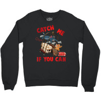 Tom & Jerry Movie Catch Me If You Can Crewneck Sweatshirt | Artistshot