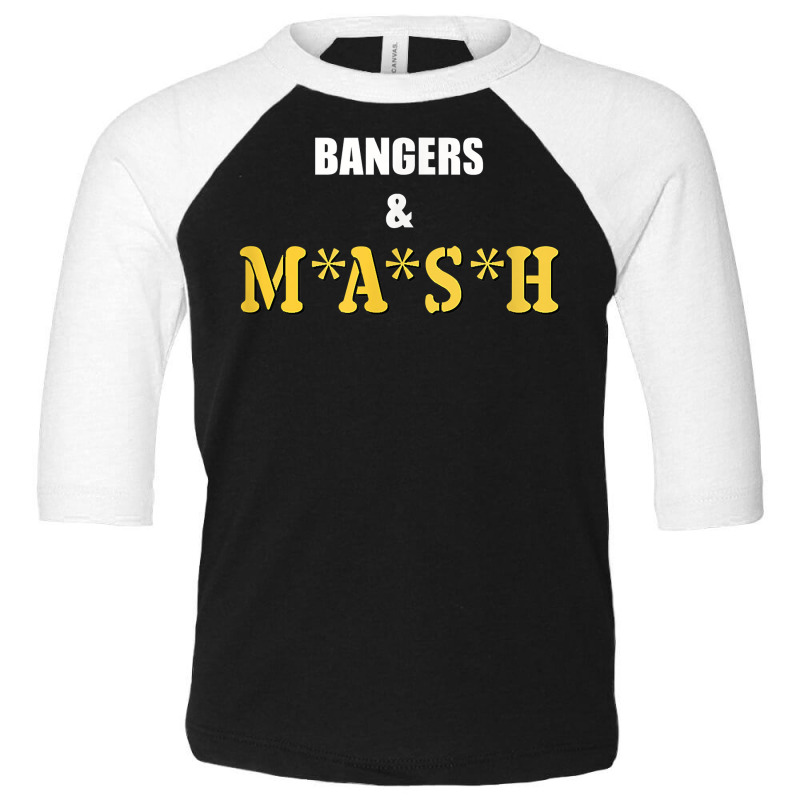 Bangers & Mash T Shirt Toddler 3/4 Sleeve Tee by cm-arts | Artistshot