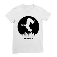 Gift Idea Parkour Free Running Parkour Runner Ladies Fitted T-shirt | Artistshot