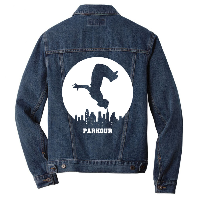 Gift Idea Parkour Free Running Parkour Runner Men Denim Jacket by Valerie  Apparel | Artistshot