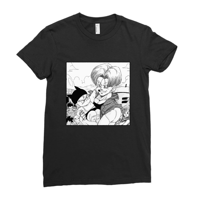 Teen Trunks & Ba For Boyfriend Ladies Fitted T-Shirt by KristianFreeman | Artistshot