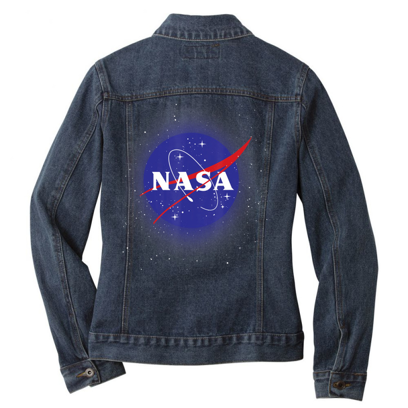 In Space Ladies Denim Jacket by ledo | Artistshot