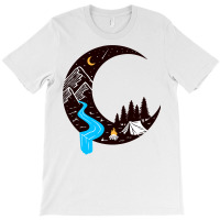 Camping Camping At Night Camper T-shirt | Artistshot