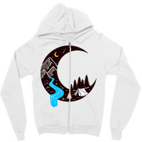 Camping Camping At Night Camper Zipper Hoodie | Artistshot