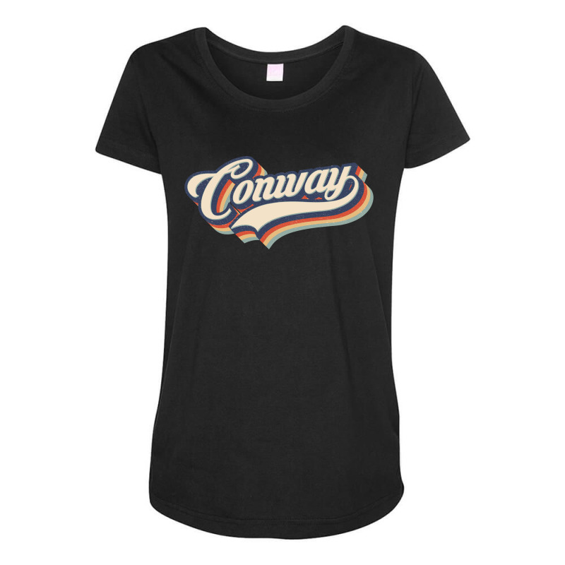 I Love Conway City Usa Retro Vintage Maternity Scoop Neck T-shirt by HydraAntBoxing | Artistshot