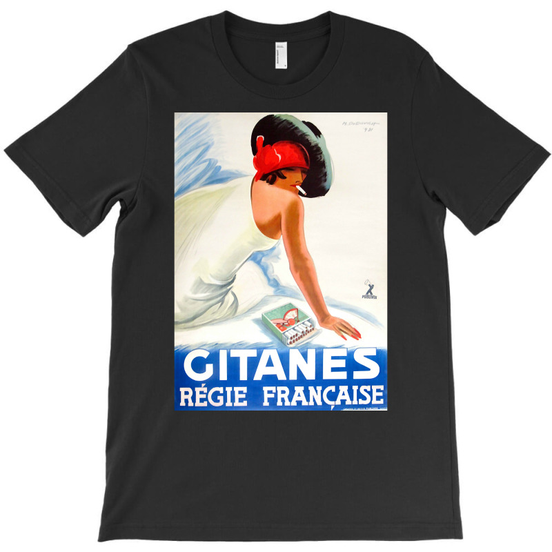 Vintage Cigarette Advertisement. France 1937. T-shirt | Artistshot