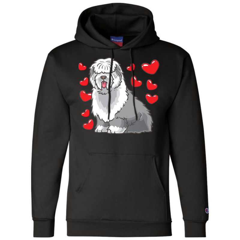 Old English Sheepdog T  Shirt Old English Sheepdog Bobtail Dog T  Shir Champion Hoodie | Artistshot