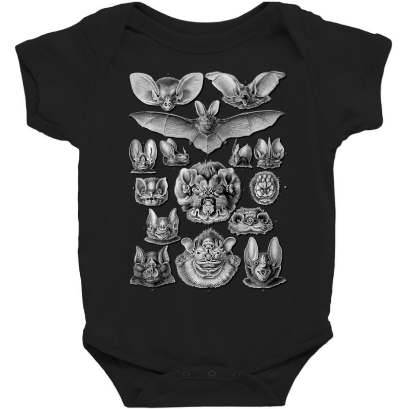 Bats Scientific Illustration Drawing Biology Art Halloween Baby Bodysuit by behindcedar22 | Artistshot