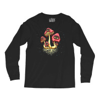 Psychedelic Mushroom Alien Shrooms Lover Long Sleeve Shirts | Artistshot