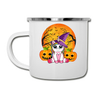 Cute Halloween Girls Witchy Unicorn Halloween Camper Cup | Artistshot