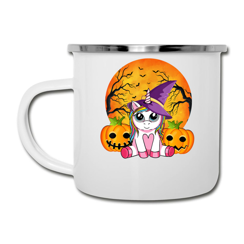 Cute Halloween Girls Witchy Unicorn Halloween Camper Cup | Artistshot