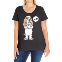 Petit Basset Griffon Venden T  Shirt Stubborn Petit Basset Griffon Ven Ladies Curvy T-shirt | Artistshot