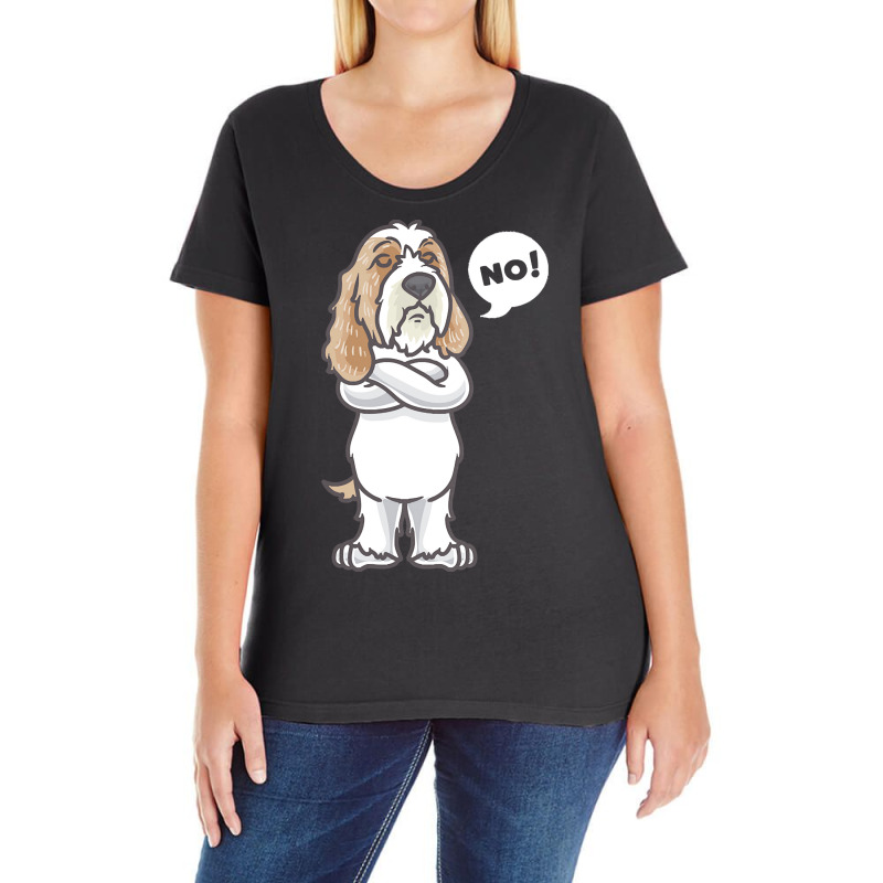 Petit Basset Griffon Venden T  Shirt Stubborn Petit Basset Griffon Ven Ladies Curvy T-Shirt by rgibson131 | Artistshot