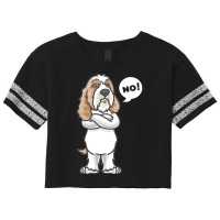 Petit Basset Griffon Venden T  Shirt Stubborn Petit Basset Griffon Ven Scorecard Crop Tee | Artistshot