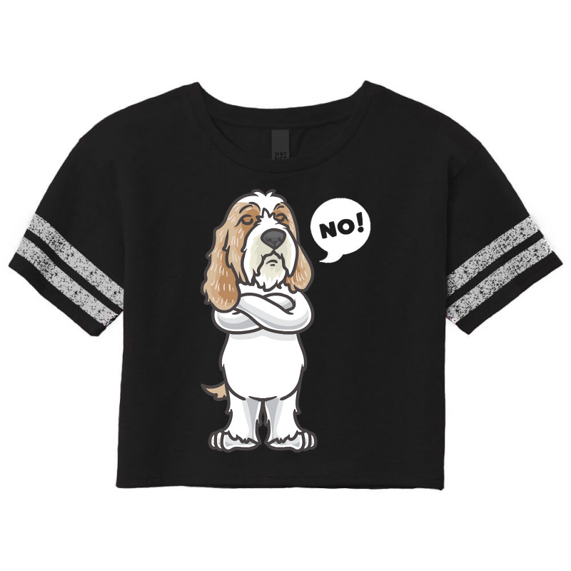 Petit Basset Griffon Venden T  Shirt Stubborn Petit Basset Griffon Ven Scorecard Crop Tee by rgibson131 | Artistshot