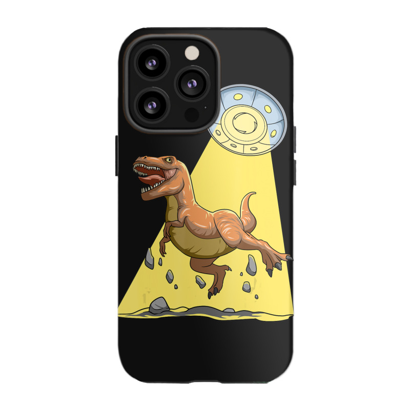 Alien Dinosaur Abduction Ufo T Rex Abducted By Ufo Spaceship Iphone 13 Pro Case | Artistshot