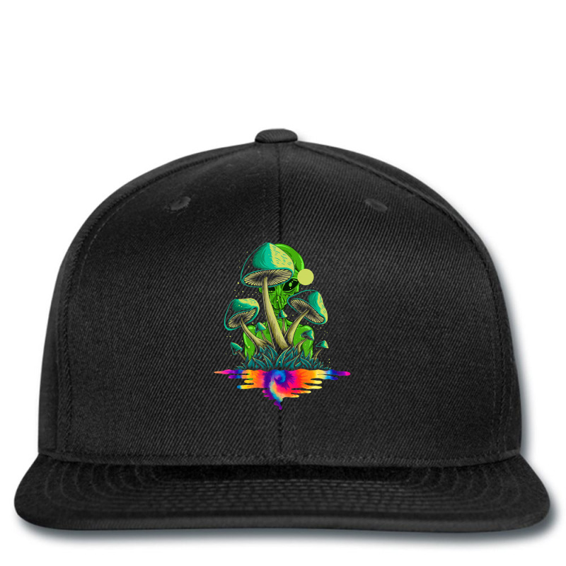 Psychedelic Mushroom Magic Shrooms Trippy Alien Printed hat by phamkhao | Artistshot