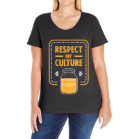 Kombucha Respect My Culture Tea Fermentation Scoby Gift Ladies Curvy T-shirt | Artistshot