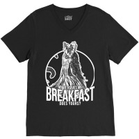 Chicken Cock My Pet Gives Me Breakfast Chicken Keeper 56 Hen Chick V-neck Tee | Artistshot