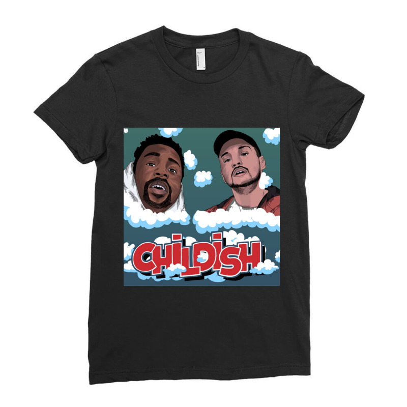 Childish Tgfbro Ladies Fitted T-Shirt by cm-arts | Artistshot