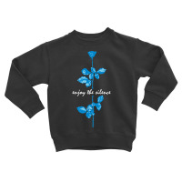 Enjoy The Silence - Blue Toddler Sweatshirt | Artistshot