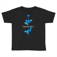 Enjoy The Silence - Blue Toddler T-shirt | Artistshot