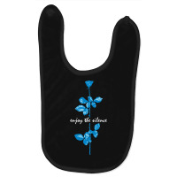 Enjoy The Silence - Blue Baby Bibs | Artistshot