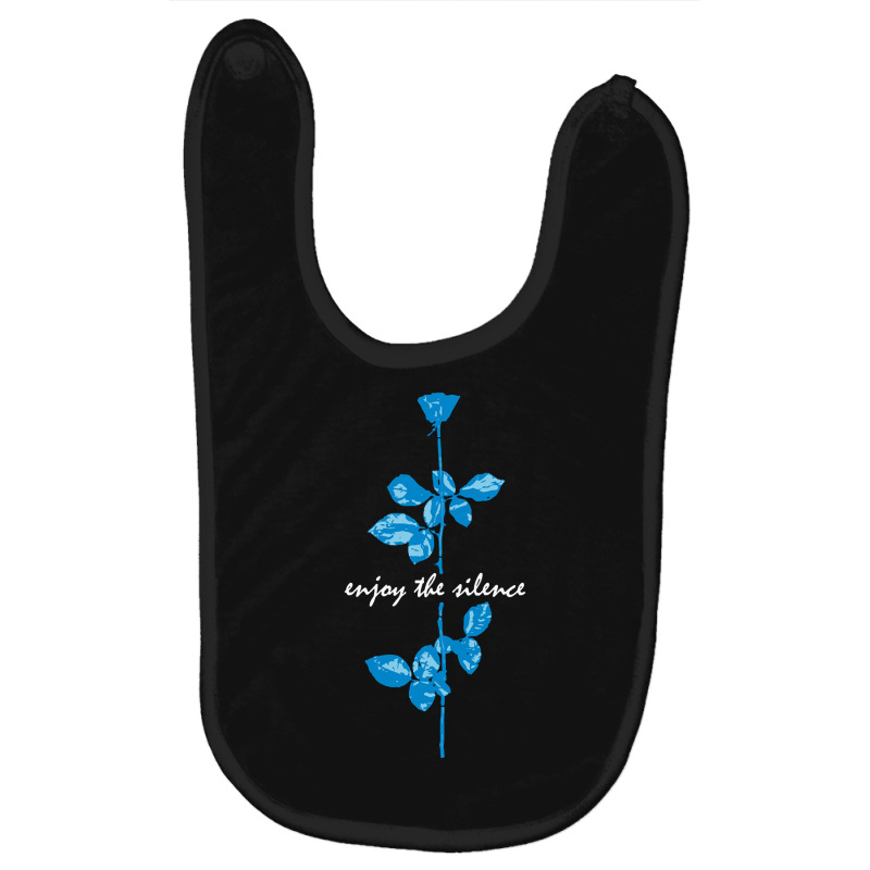 Enjoy The Silence - Blue Baby Bibs | Artistshot