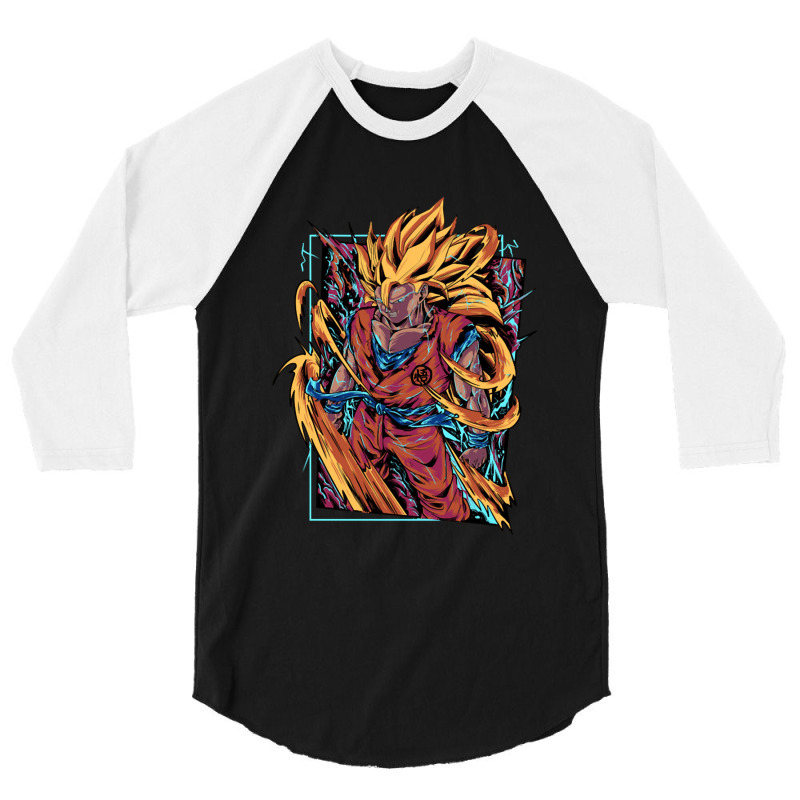 The Awakening Saiyan 3/4 Sleeve Shirt | Artistshot