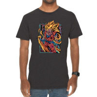 The Awakening Saiyan Vintage T-shirt | Artistshot